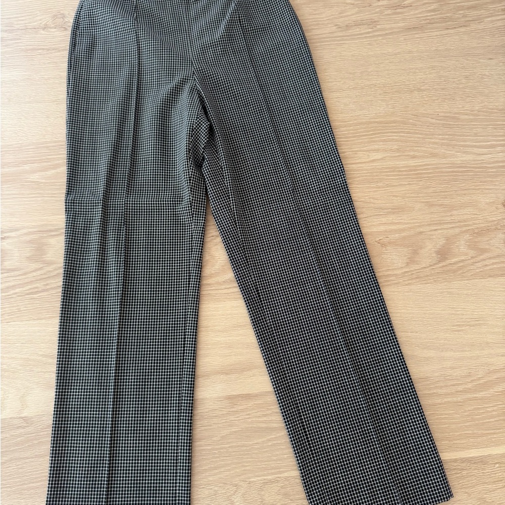 Balenciaga Black and White Checkered Fabric